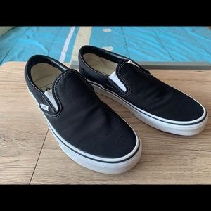 Black Slip on Vans